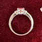 PT900 パパラチアサファイア1.37ct ダイヤモンドリング 希少 鑑別書付