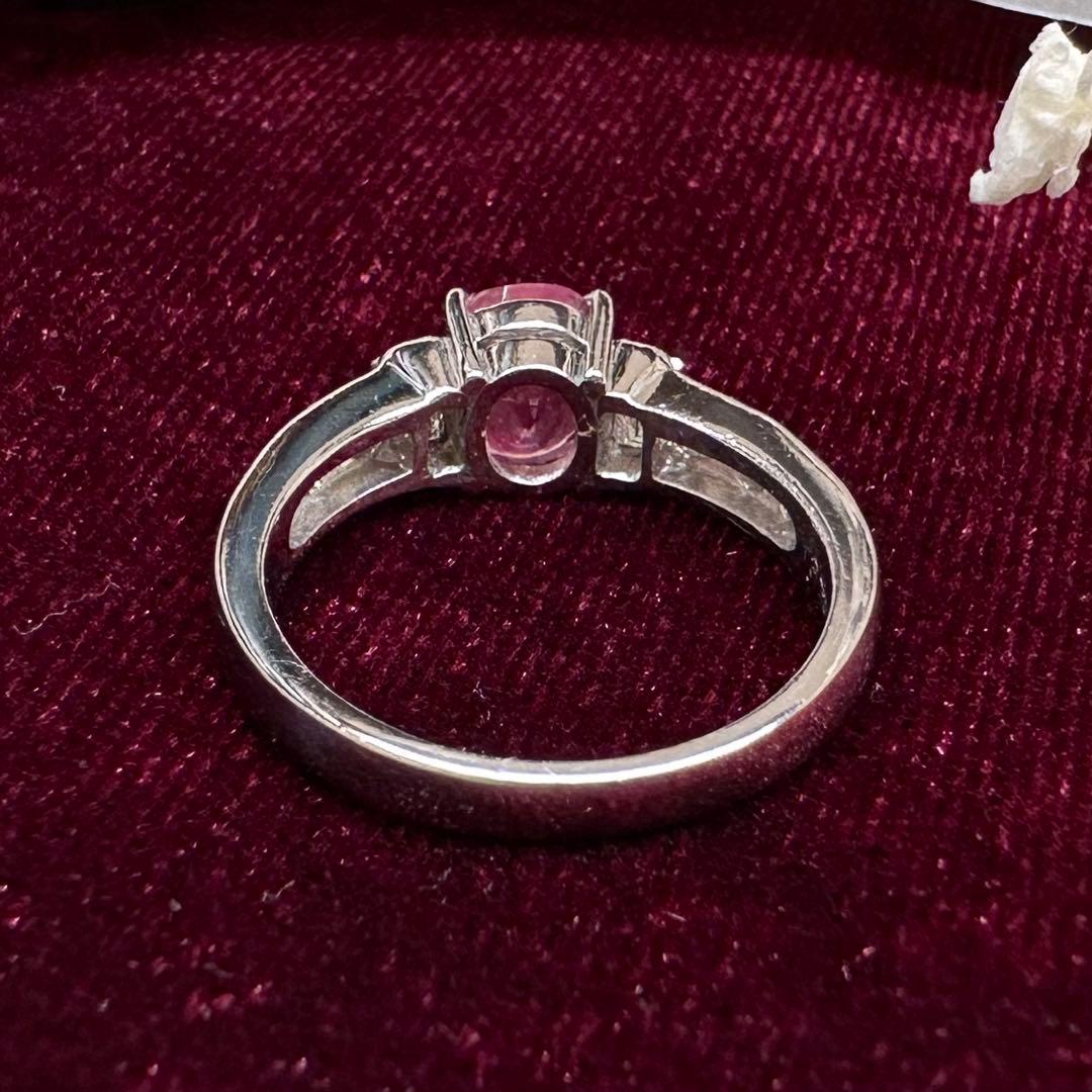 PT900 パパラチアサファイア1.37ct ダイヤモンドリング 希少 鑑別書付