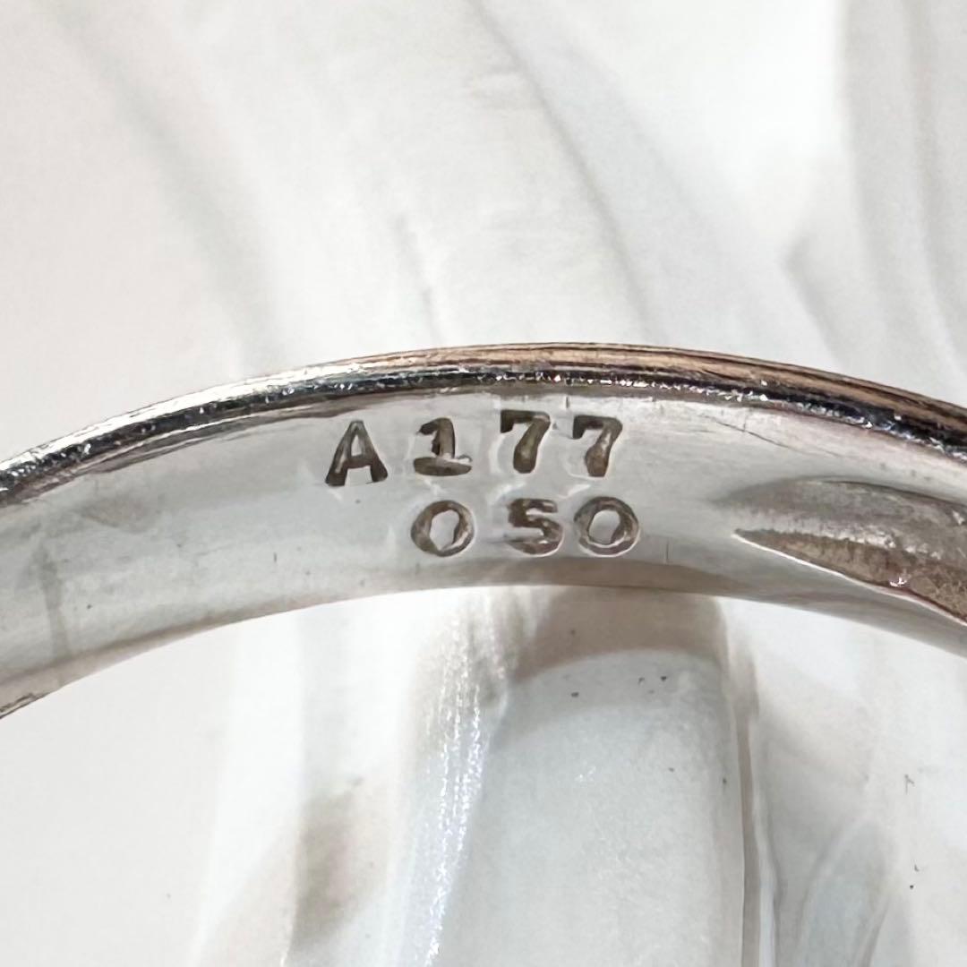 PT900 アクアマリン1.77ct ダイヤ リング 豪華デザイン ヴィンテージ