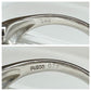 【美品】PT900 ダイヤモンド 0.40ct リング フラワーデザイン