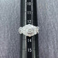 【美品】PT900 ダイヤモンド 0.40ct リング フラワーデザイン
