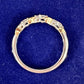 K18 ダイヤモンド リング 0.25ct コンビカラー