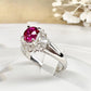 【美品】PT900 ルビー 0.8ct リング