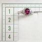【美品】PT900 ルビー 0.8ct リング