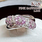 【K18】ピンクサファイア1.0ct リング