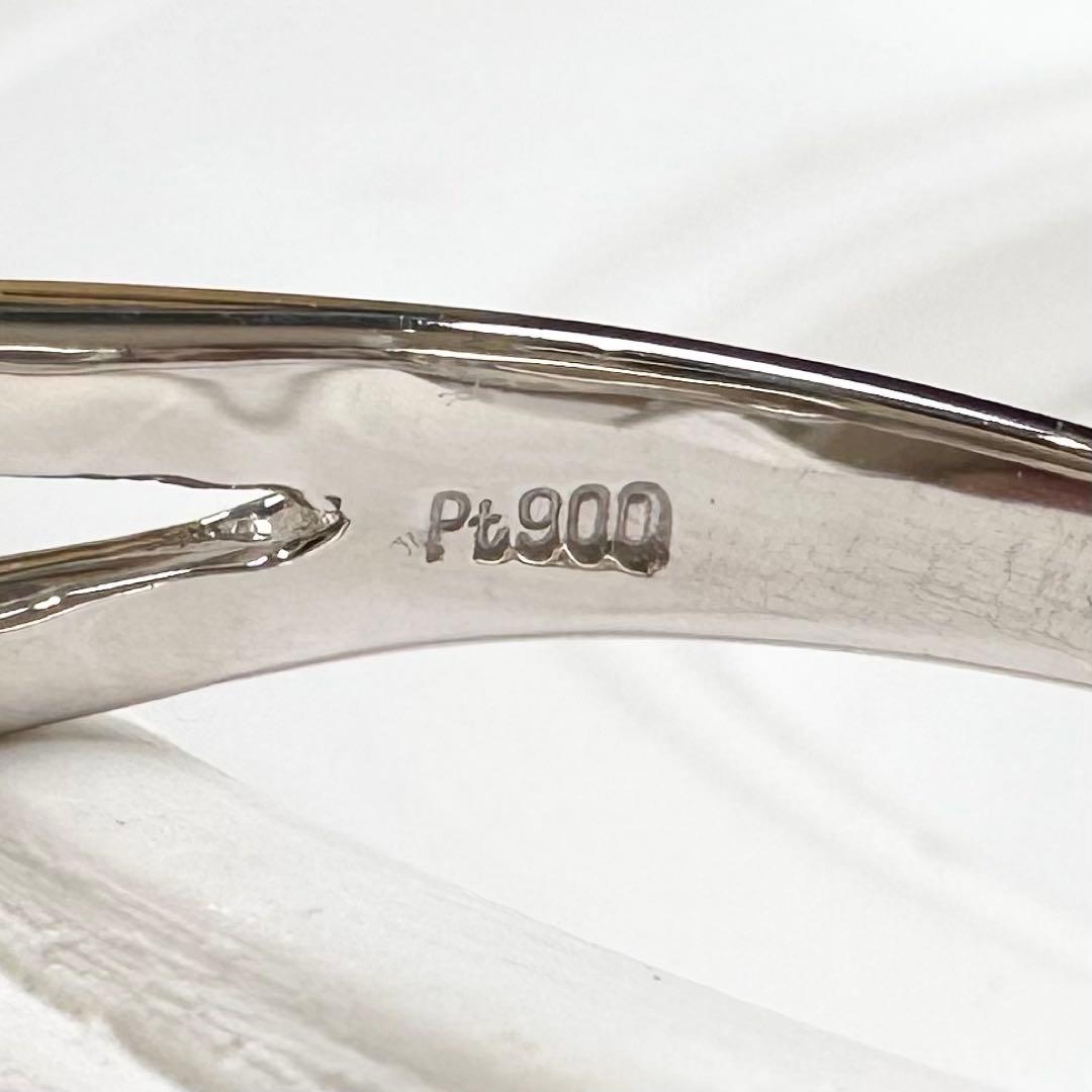 PT900 パライバトルマリン0.14ct ダイヤモンドリング