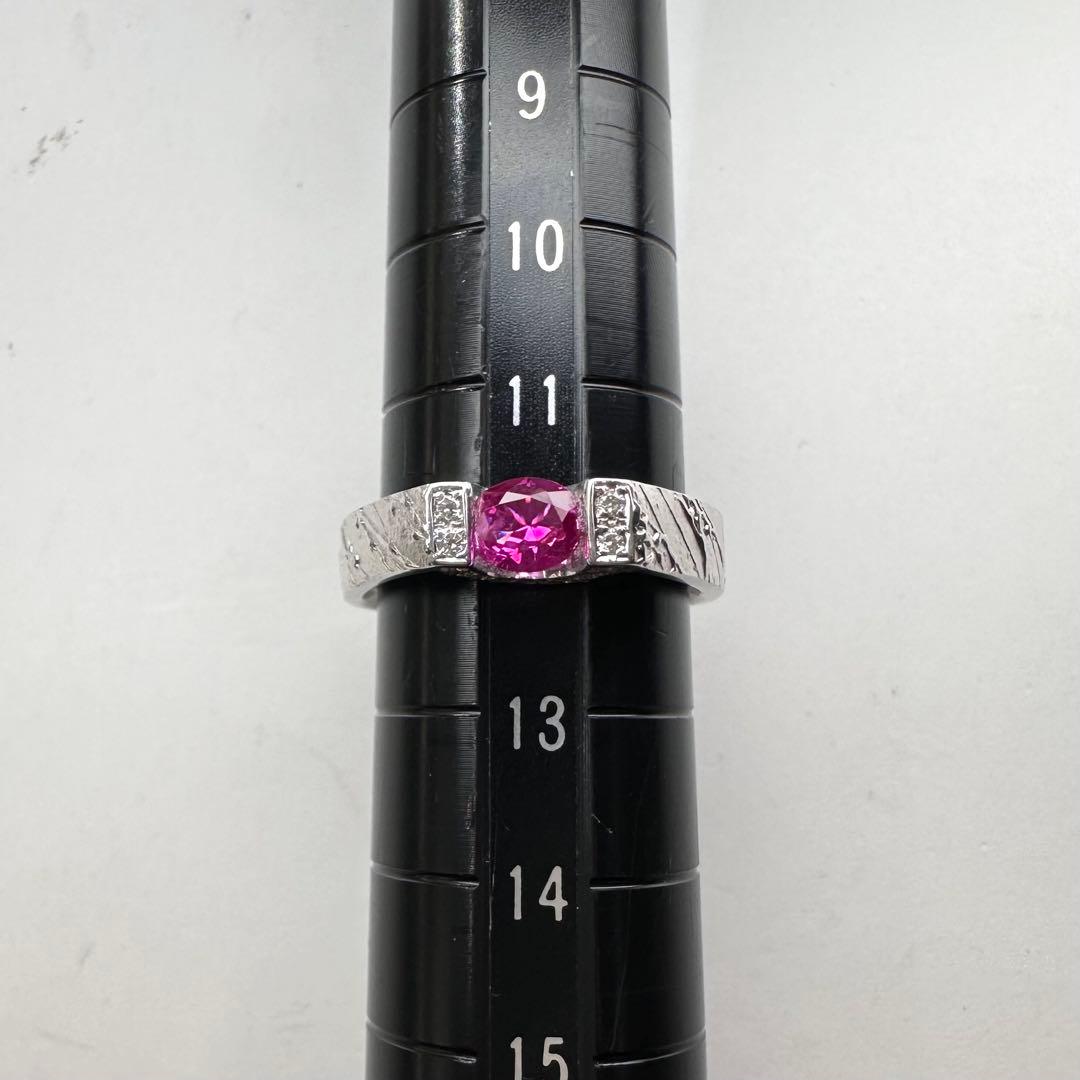 【K18】ピンクサファイア 0.40ct リング