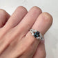 PT900 アレキサンドライト ダイヤモンド リング 0.88ct 希少石
