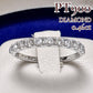 PT900 ダイヤモンド ハーフエタニティ リング 0.46ct