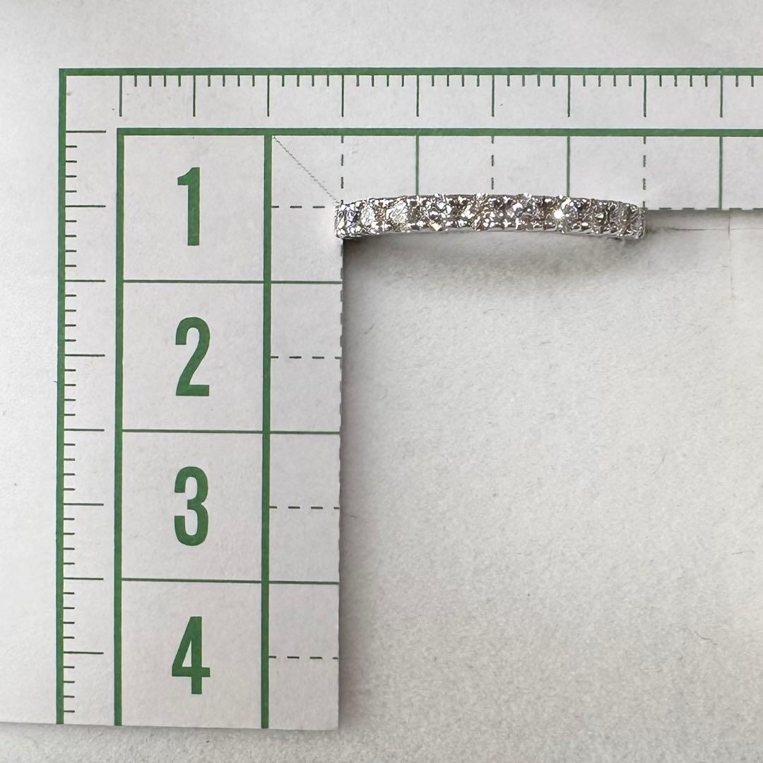 PT900 ダイヤモンド ハーフエタニティ リング 0.46ct