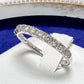 PT900 ダイヤモンド ハーフエタニティ リング 0.46ct