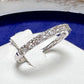 PT900 ダイヤモンド ハーフエタニティ リング 0.46ct