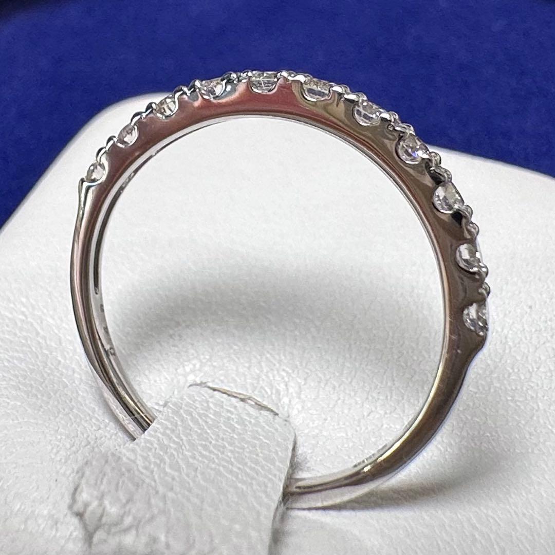 PT900 ダイヤモンド ハーフエタニティ リング 0.46ct