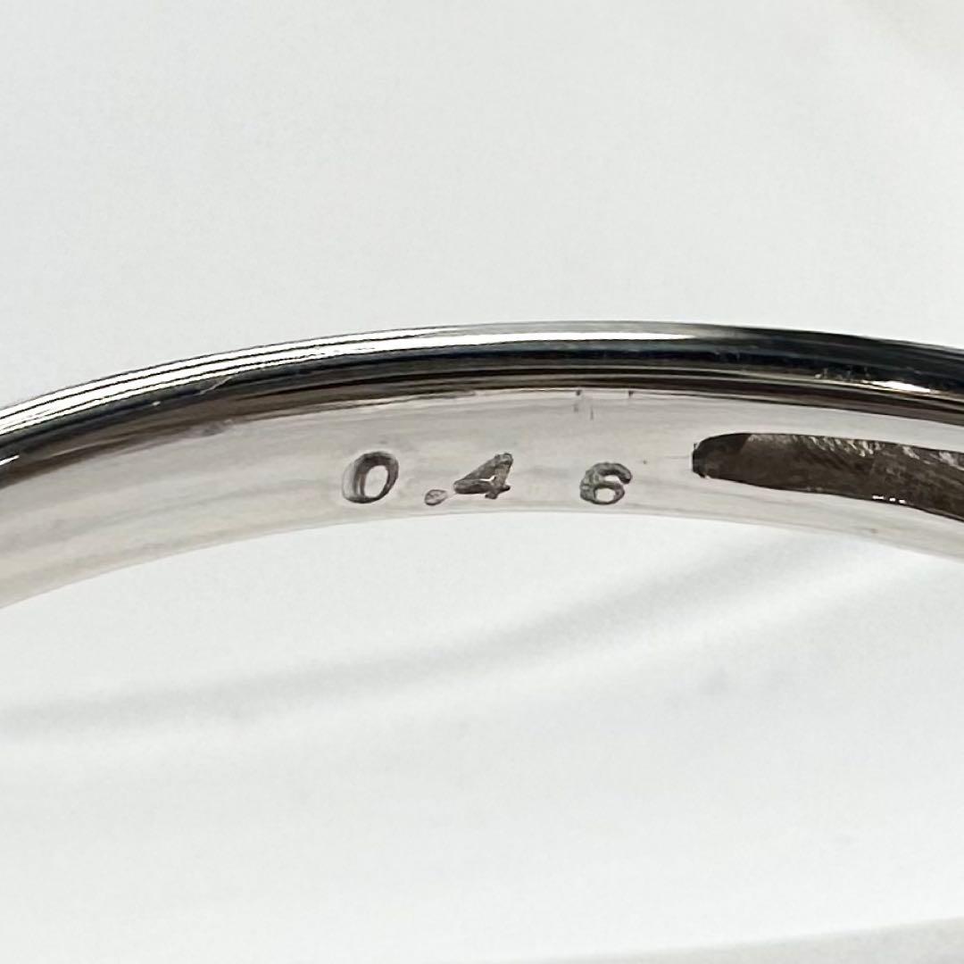 PT900 ダイヤモンド ハーフエタニティ リング 0.46ct