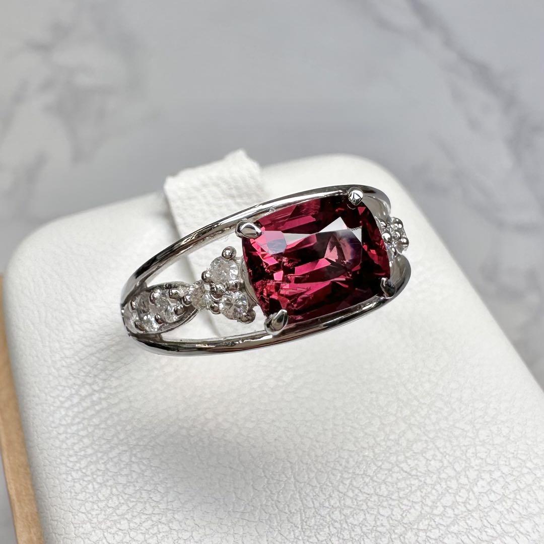 【美品】PT900 スピネル1.77ct リング