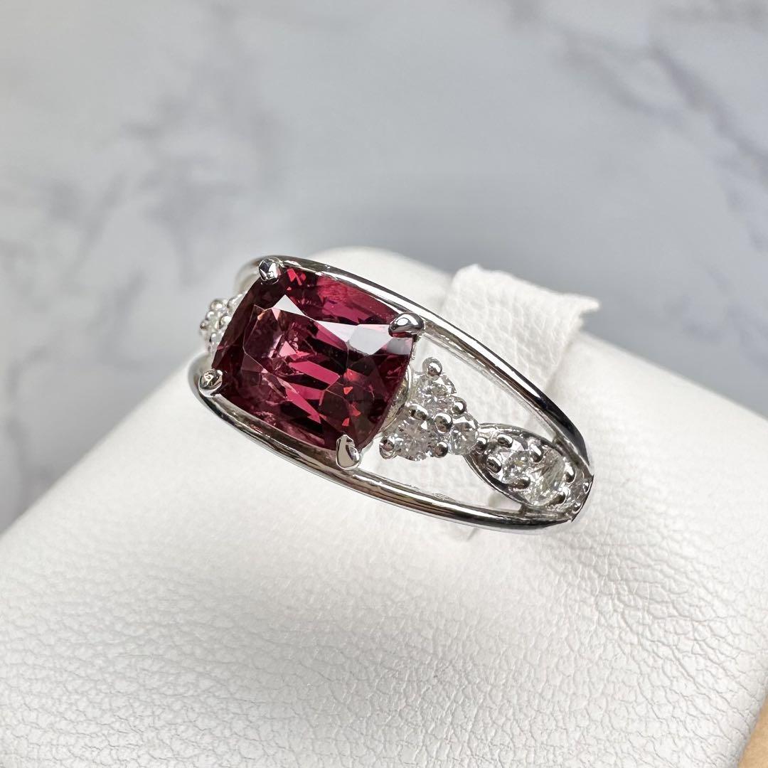 【美品】PT900 スピネル1.77ct リング