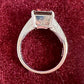 PT900 ウォーターメロントルマリン リング　5.12ct 大粒