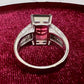 PT900 ウォーターメロントルマリン リング　5.12ct 大粒