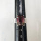 PT900 ウォーターメロントルマリン リング　5.12ct 大粒
