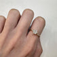 【K18】ダイヤモンド 0.3ct リング 花デザイン