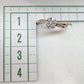 【K18】ダイヤモンド 0.3ct リング 花デザイン