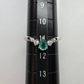【美品】PT900 パライバトルマリン 0.30ct ダイヤモンド リング