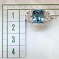 【美品】PT900 アクアマリン 3.18ct リング