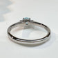 【美品】PT900 パライバトルマリン0.26ct ダイヤ リング