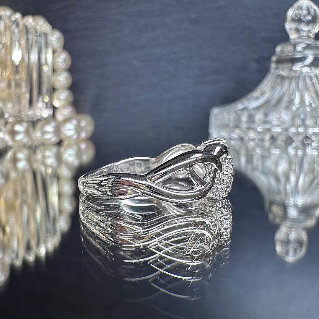 【TASAKI 田崎】K18 ホワイトゴールド ダイヤ0.11ctリング