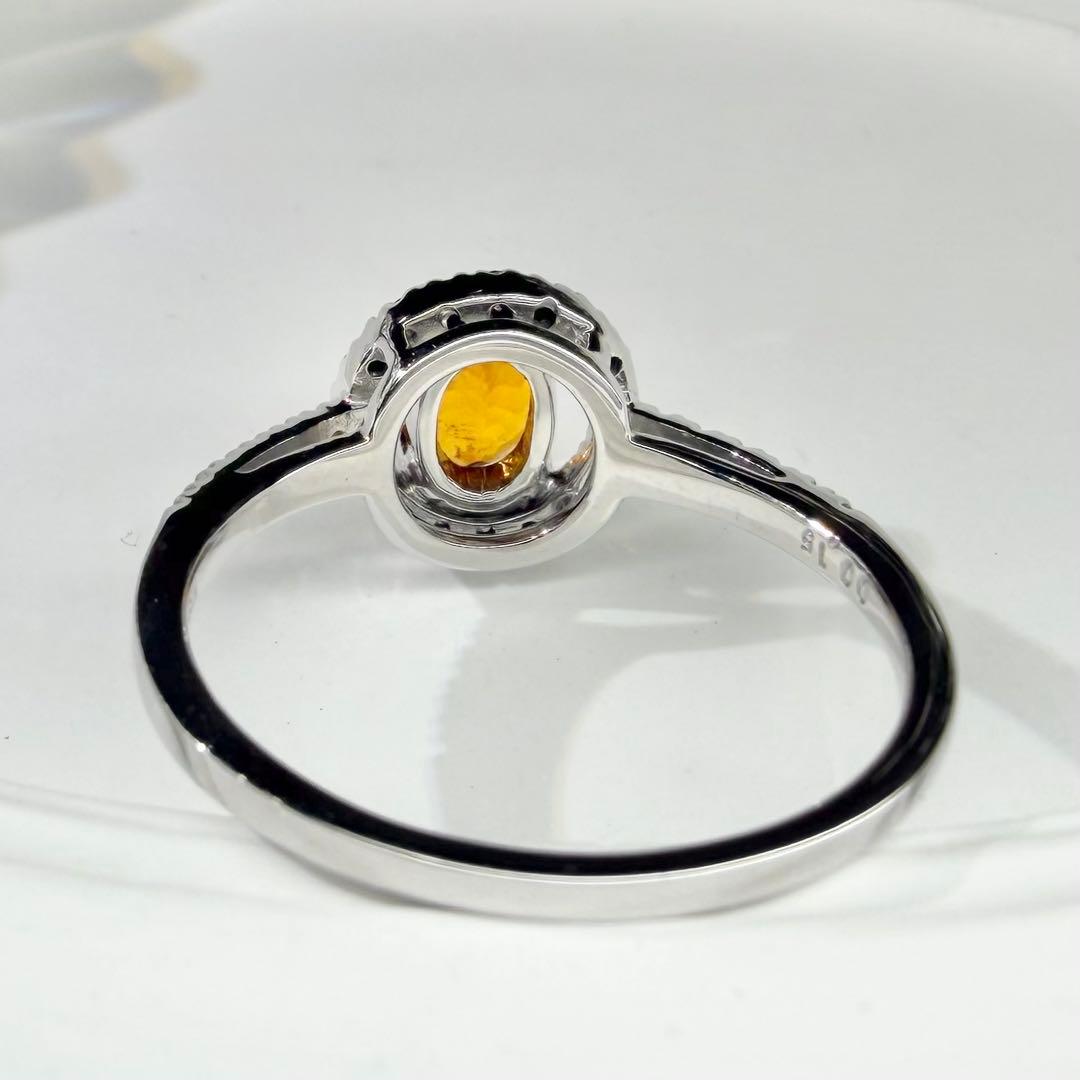 【K18】スペサルティンガーネット 1.08ct リング