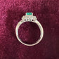 【美品】PT900 コロンビア産エメラルド 0.25ct リング
