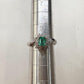 【美品】PT900 コロンビア産エメラルド 0.25ct リング