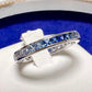 K18WG グラデーションサファイア エタニティリング 1.95ct