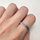 K18WG グラデーションサファイア エタニティリング 1.95ct