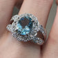 【美品】PT900 アクアマリン 1.06ct リング ダイヤ