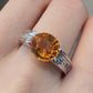 【美品】PT900 スペサルタイト 3.283ct リング