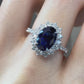 【美品】PT900 スリランカ産ロイヤルブルーサファイア2.20ct リング