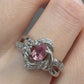 【TASAKI】PT900 パパラチアサファイア 0.34 ct リング