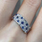 【美品】PT900 サファイア 0.4ct リング