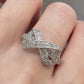 【K18WG】ダイヤモンド 0.45ct リング リポンデザイン