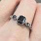 【美品】k14WG スピネル 0.63ct リング