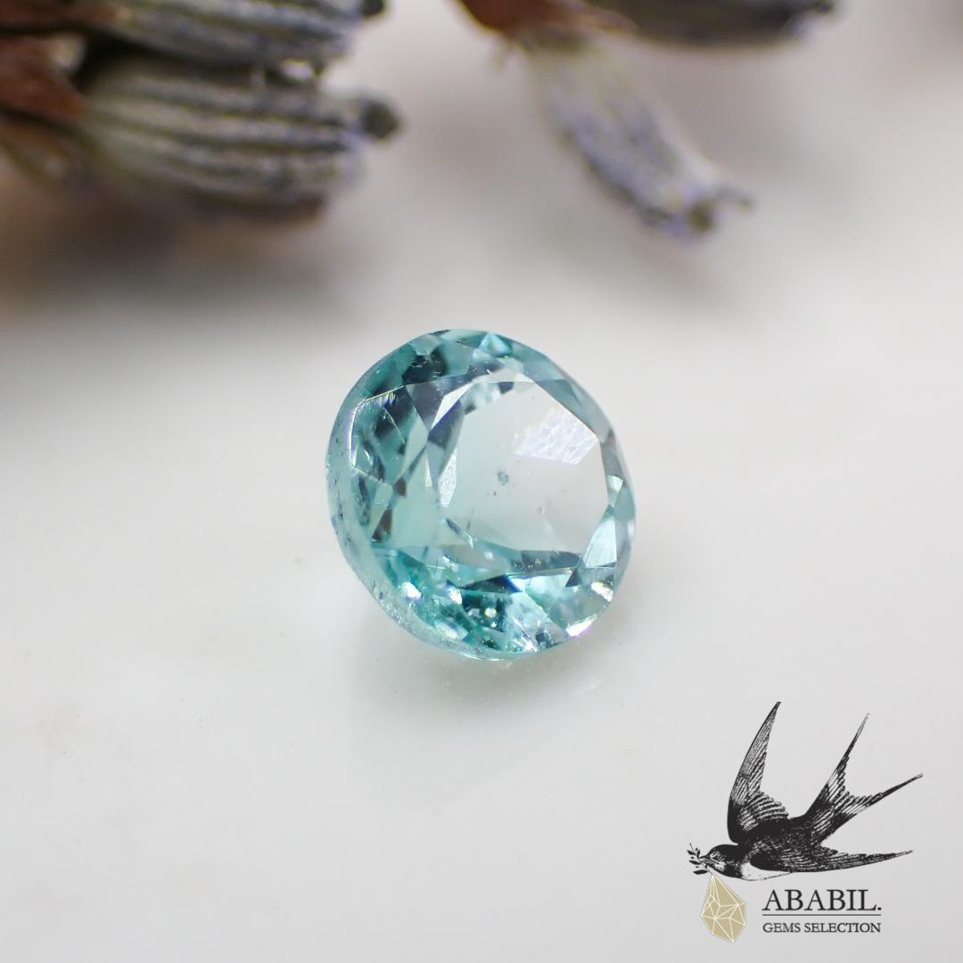 天然トルマリン 0.61ct【アフガニスタン】☆シーフォームブルー☆ソ付 – ABABIL.gems