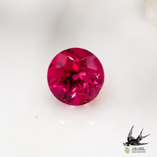 Natural red beryl 0.118ct [USA] Vivid red High-quality rare stone 