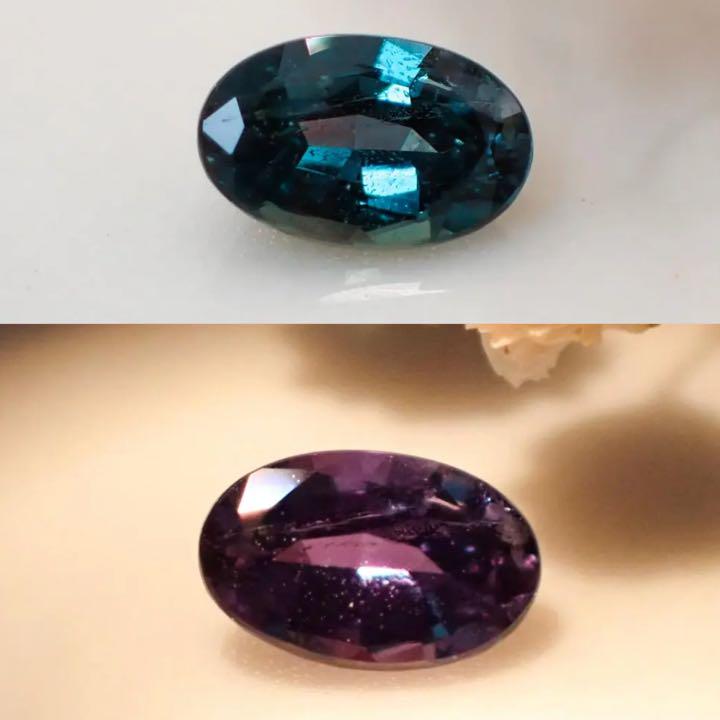 Natural high quality alexandrite 0.203ct [Brazil] ★ Strong color change ★ 