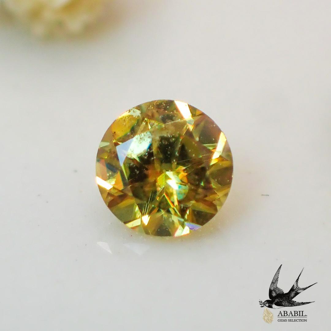 Natural sphene 0.119ct [from Madagascar] ★ Small but full of fire ★ 