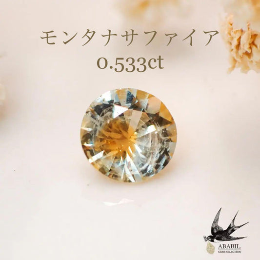 Natural unheated Montana sapphire 0.533ct [U.S.A.] 