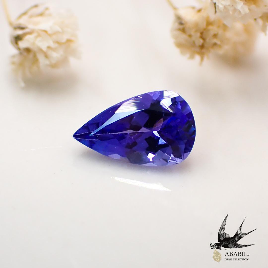 Natural tanzanite 0.807ct [Tanzania] ★ Dark high quality 