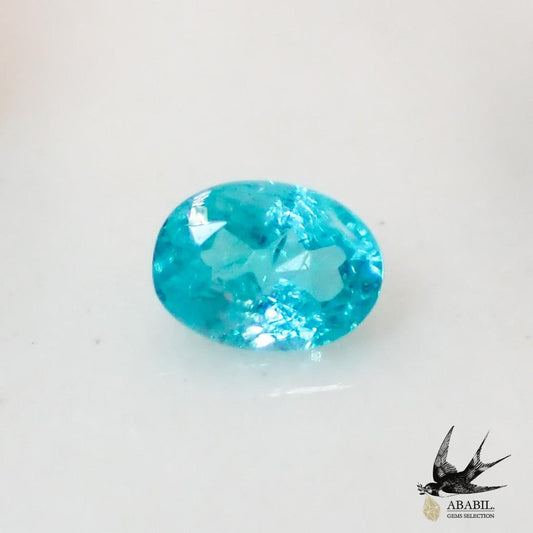 Natural Paraiba Tourmaline 0.038ct [Brazil] ★ Neon blue, fluorescent color ★ With So 