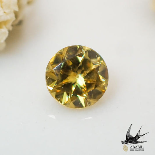 Natural sphene 0.118ct [from Madagascar] Small but full of fire