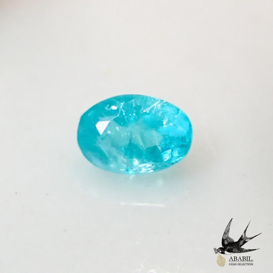 Natural Paraiba Tourmaline 0.047ct [Brazil] ★ Neon blue, fluorescent color ★ With So 